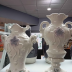 Stylish ceramic home white decorative bowl and vase